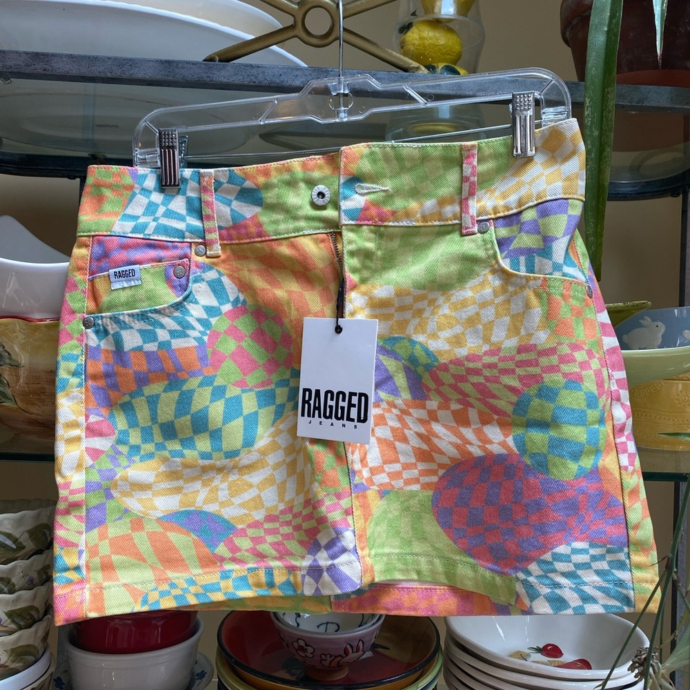 The Ragged Priest Twist Mini Skirt